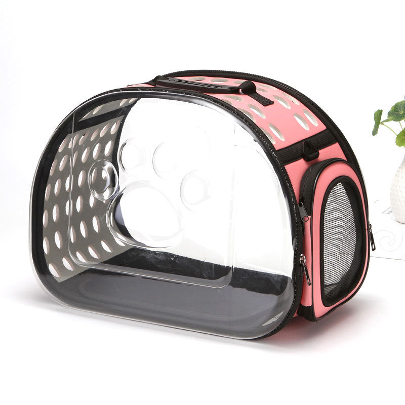 Transparent Space Capsule Pet Backpack