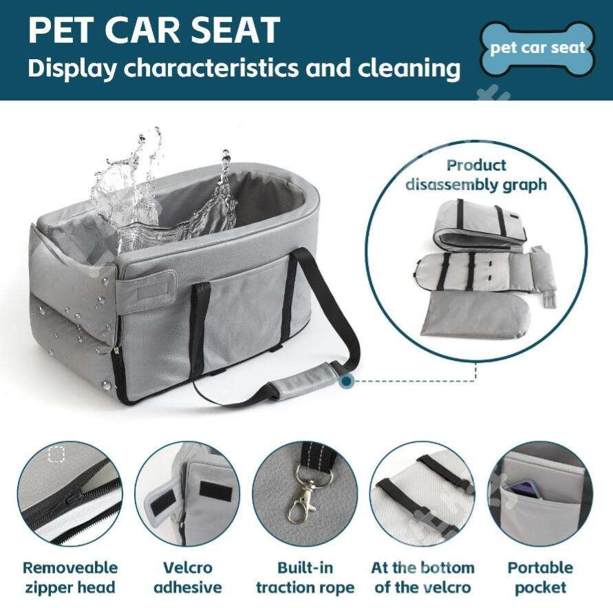 Foldable Car Seat Pet Carrier