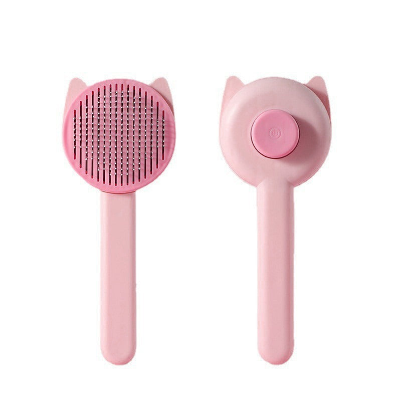 Self-Cleaning Pet Grooming Comb