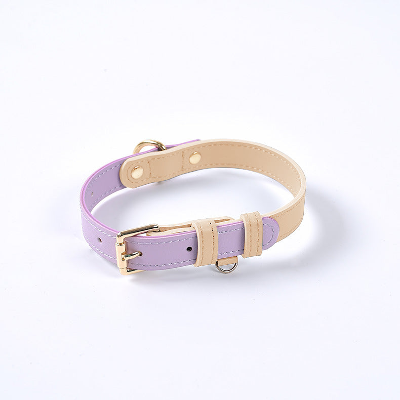 Genuine Leather Collar for Dogs & Cats