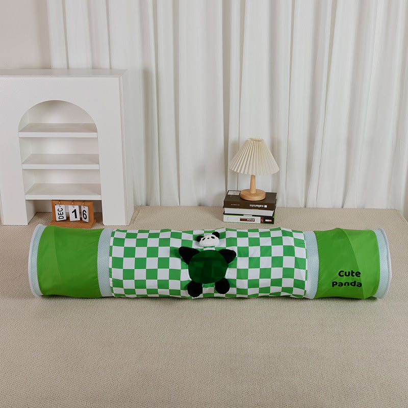 Cat Rolling Cage Toy Hide-and-Seek Straight Tunnel Cat Bed Universal Pet Cat Tunnel