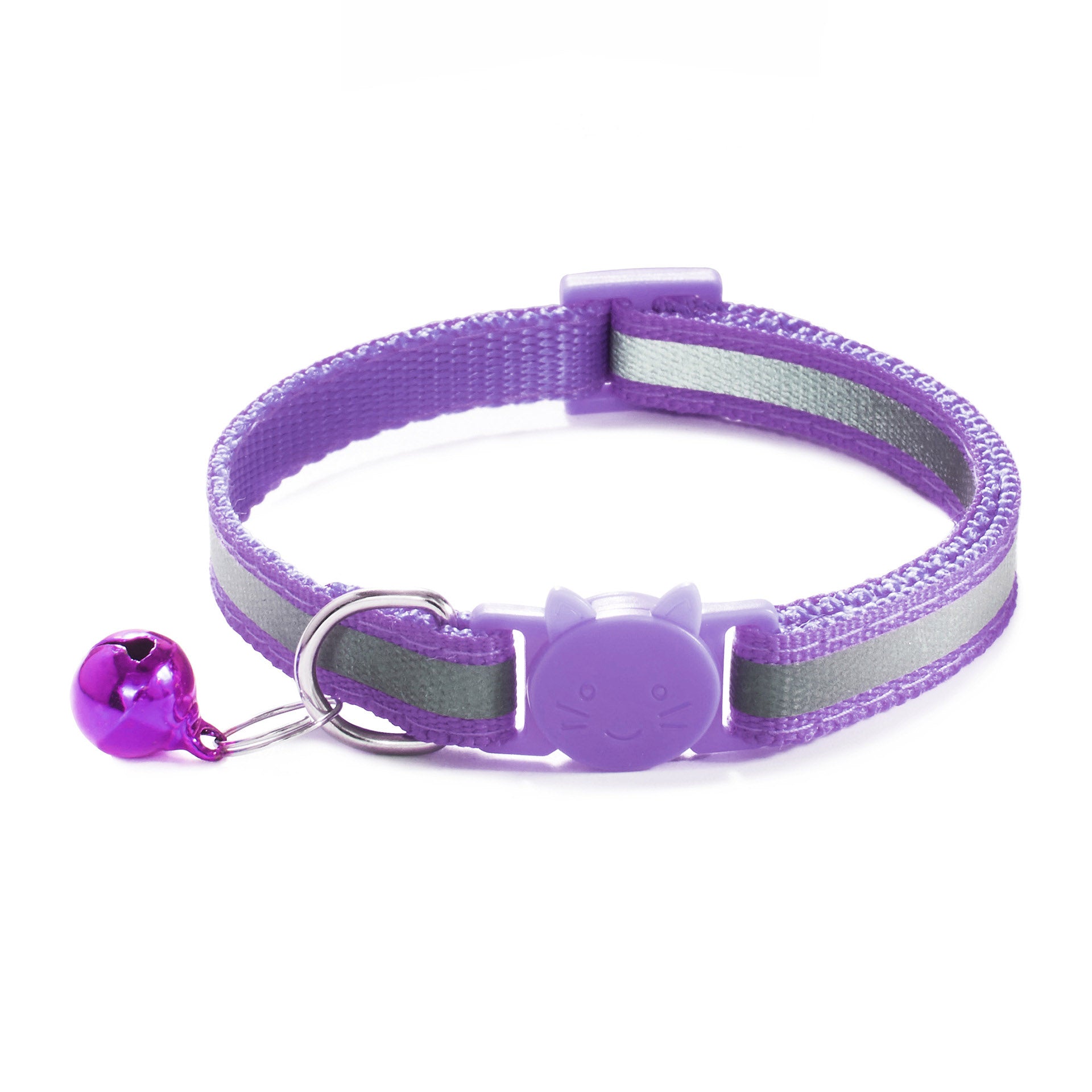 Reflective Breakaway Cat Collar with Bell