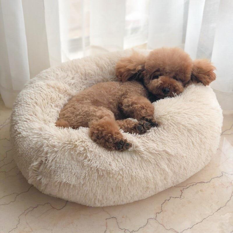 Plush Cave Bed for Dogs