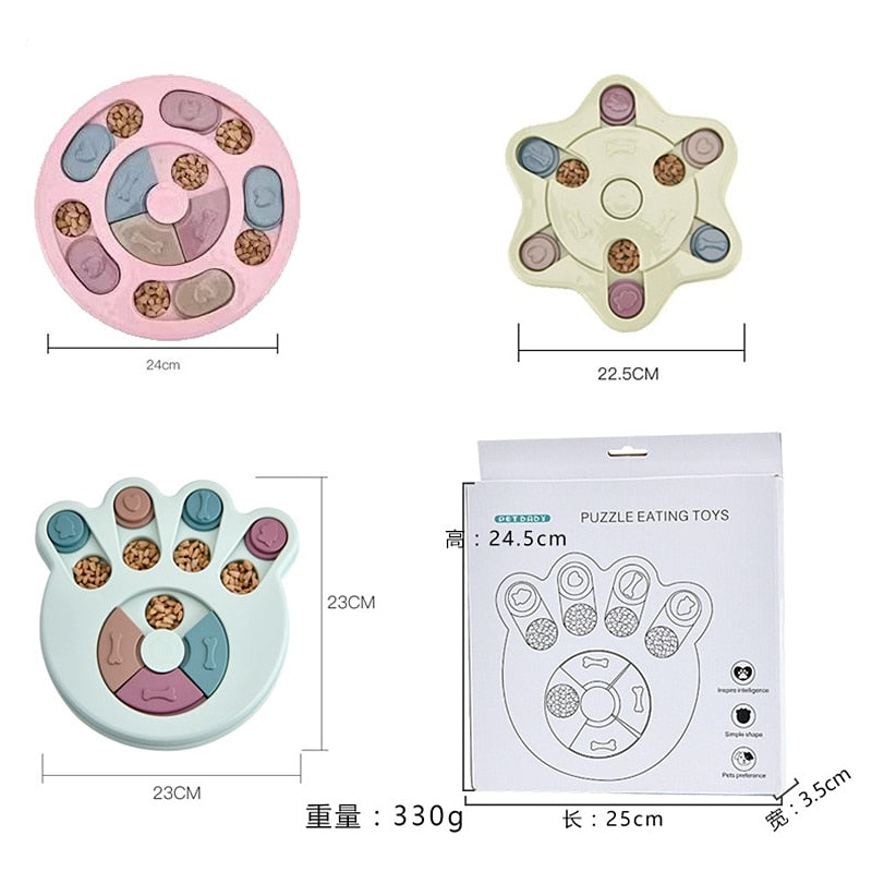 Interactive Slow Feeder Puzzle Bowl for Dogs