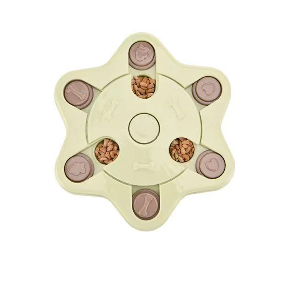 Interactive Slow Feeder Puzzle Bowl for Dogs