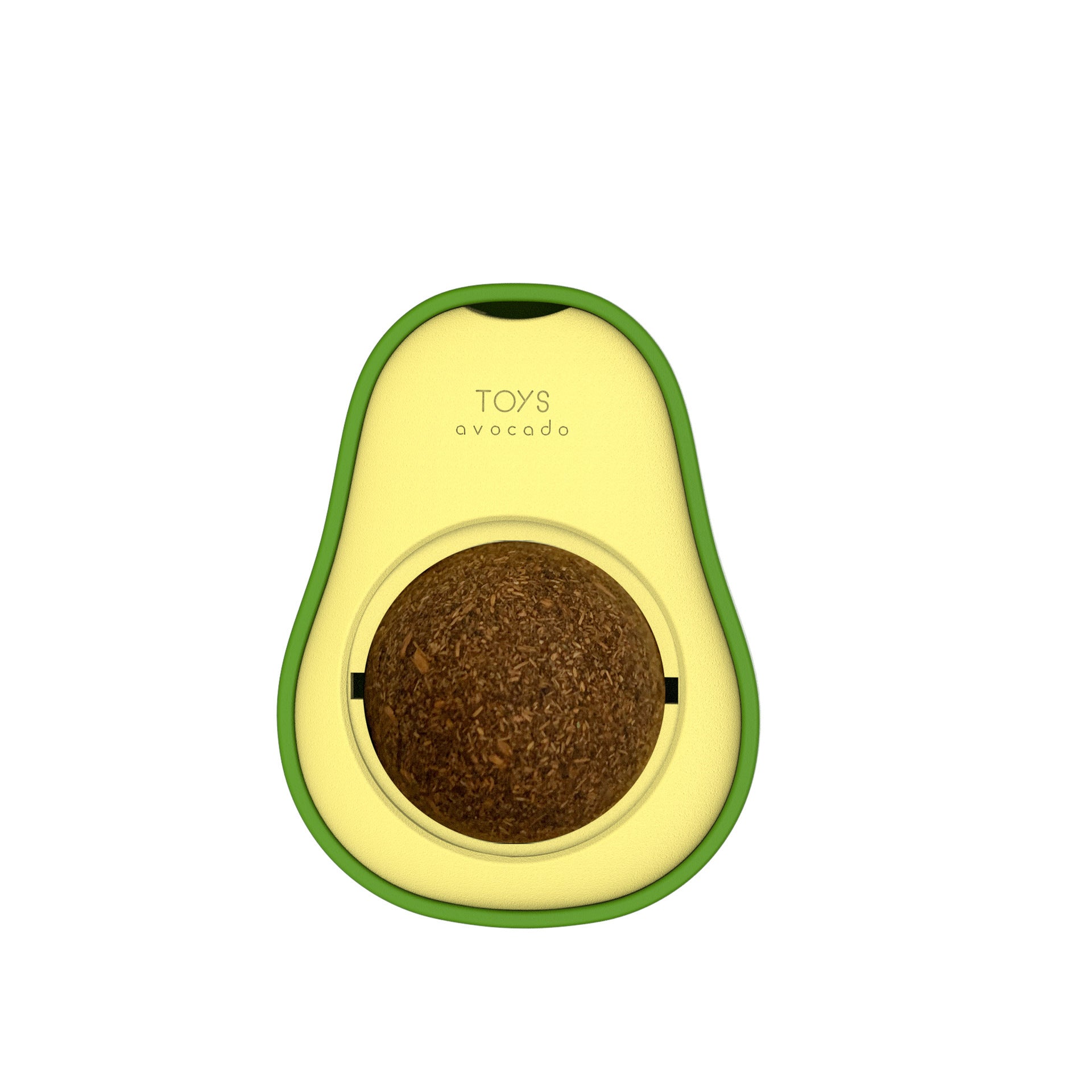 Avocado Catnip Chew Ball - Rotating Dental Toy