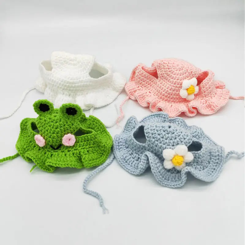 Crochet Cat Bonnet – Cute Knit Party Hat